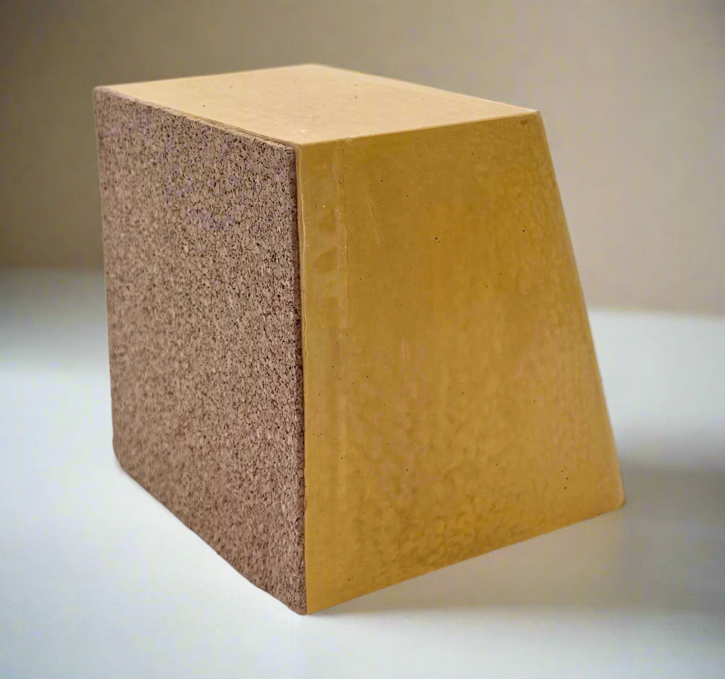 Modern Geometric Concrete Bookends – Heavy Duty Support (Custom Color & Finishing options)
