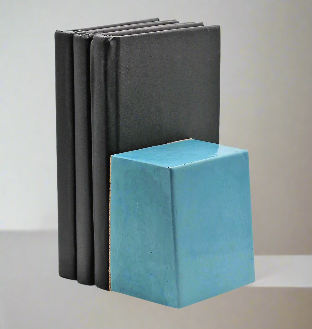 Modern Concrete Bookends - 16 Color Options Available