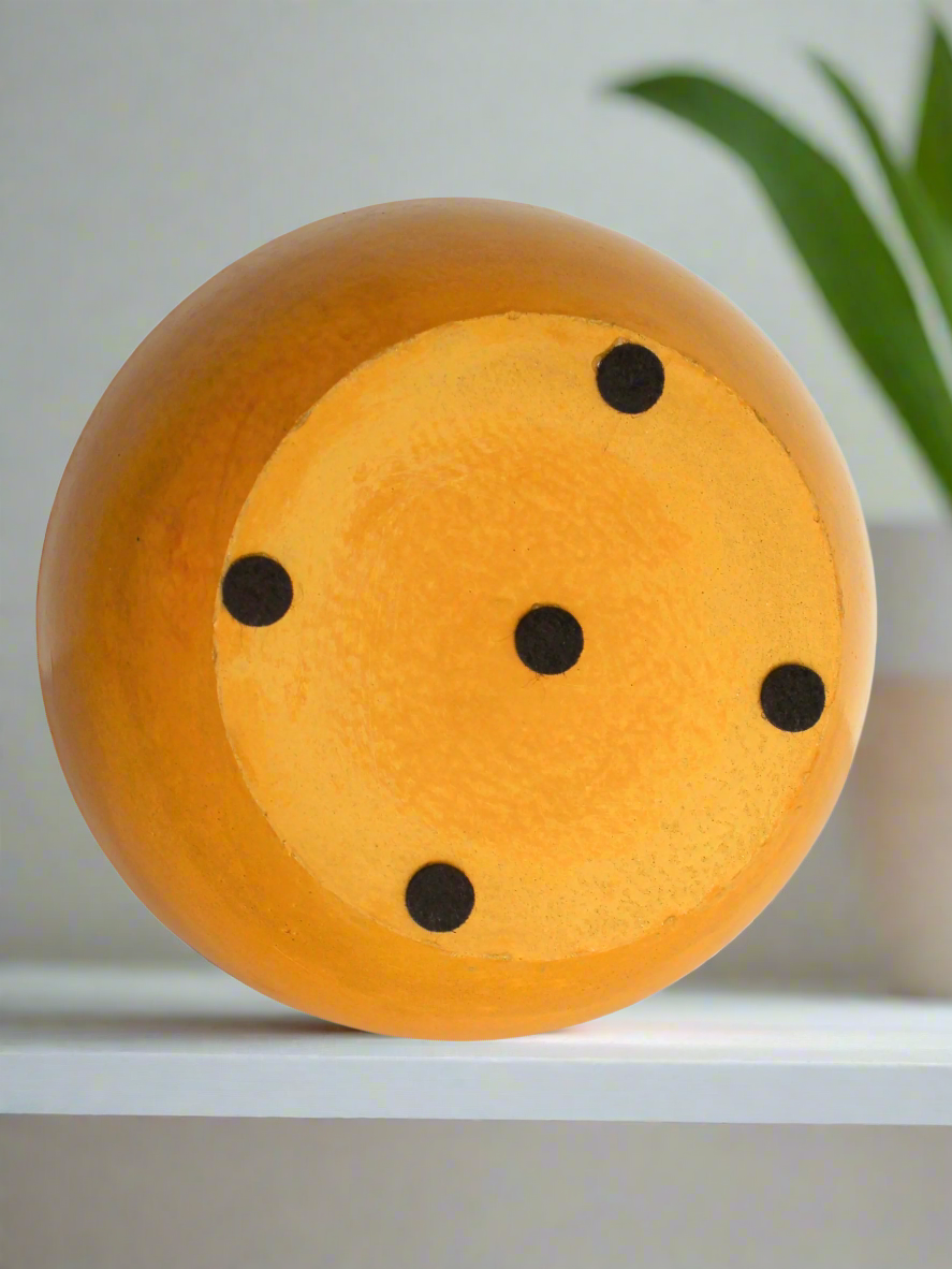 Concrete Spherical Orb Bookend, Doorstop & Heavy Paperweight – Modern Minimalist Décor