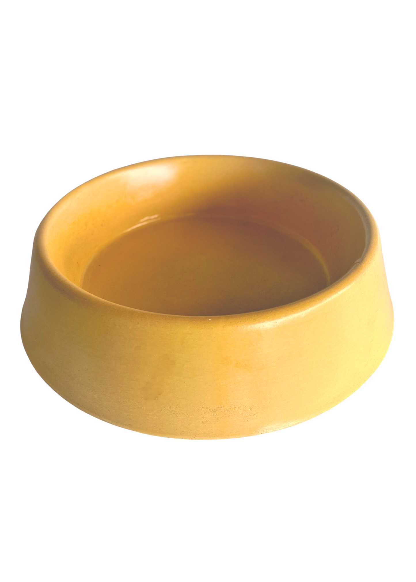 Heavy Concrete No-Spill Pet Bowl: Custom Colors Available