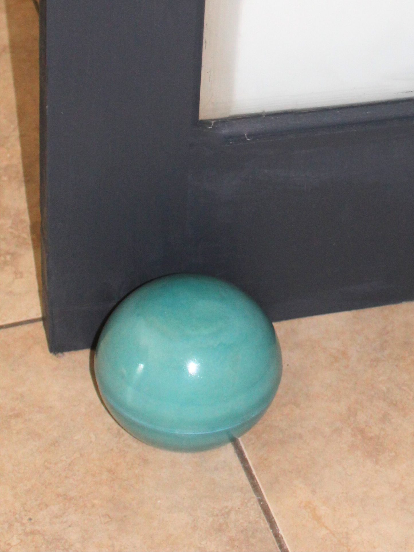 Concrete Spherical Orb Bookend, Doorstop & Heavy Paperweight – Modern Minimalist Décor