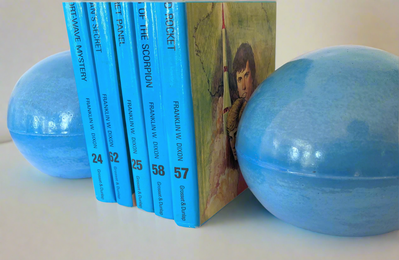Concrete Spherical Orb Bookend, Doorstop & Heavy Paperweight – Modern Minimalist Décor
