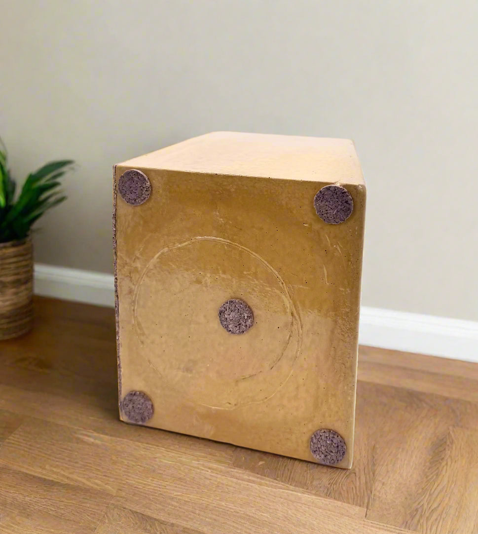 Modern Geometric Concrete Bookends – Heavy Duty Support (Custom Color & Finishing options)