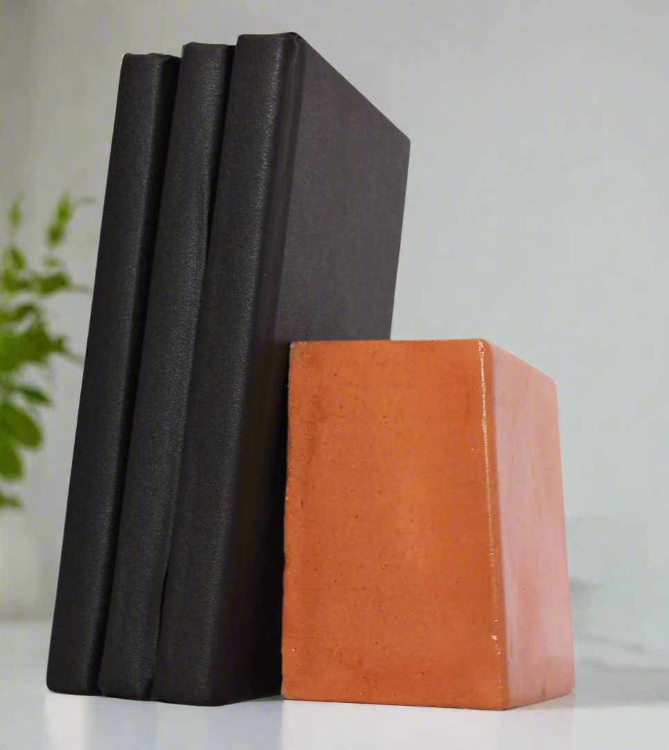 Modern Concrete Bookends - 16 Color Options Available