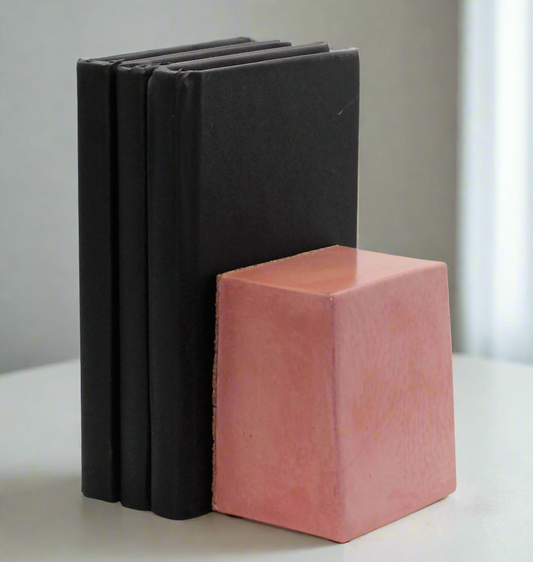 Modern Concrete Bookends - 16 Color Options Available