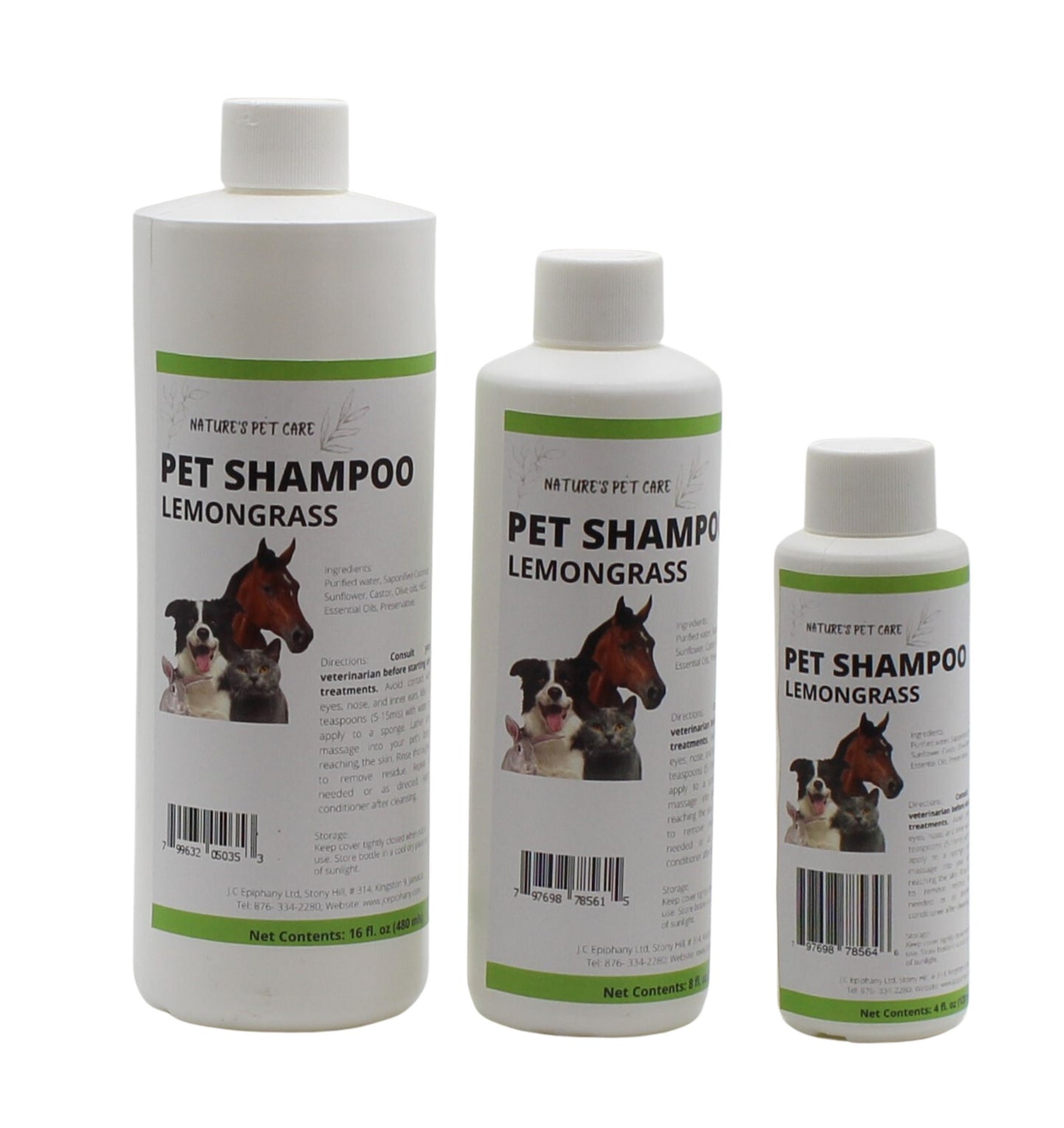 Wholesale Natural Pet Shampoo - Lot of 12 Units | Eco-Friendly Castile Dog, Cat and Pet Shampoo