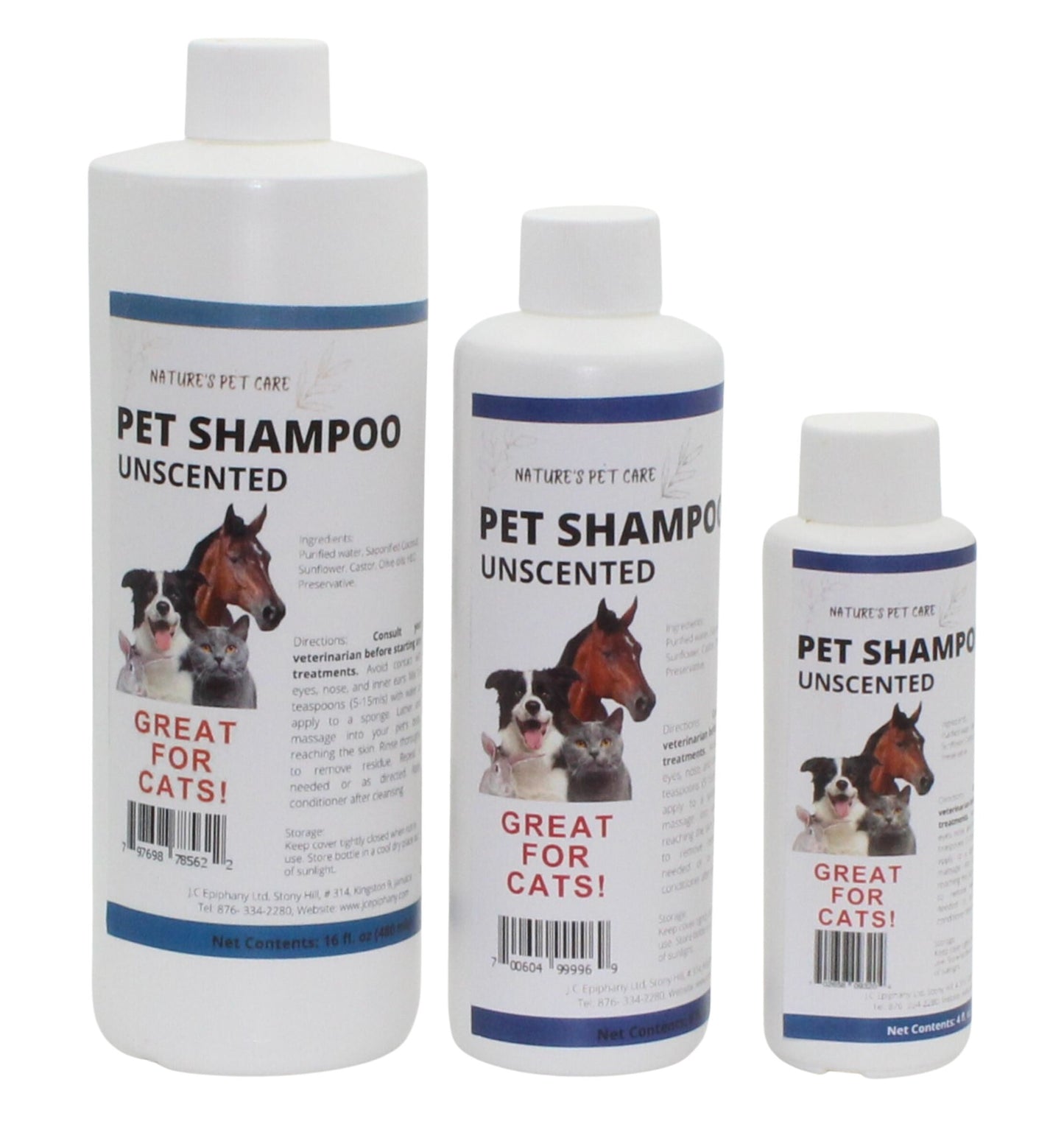 Wholesale Natural Pet Shampoo - Lot of 12 Units | Eco-Friendly Castile Dog, Cat and Pet Shampoo