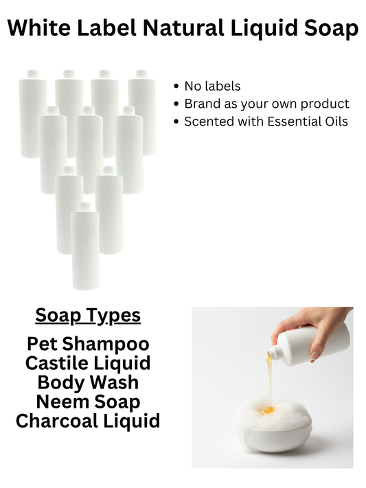 Premium White Label Natural Liquid Castile Soap - Bulk Wholesale